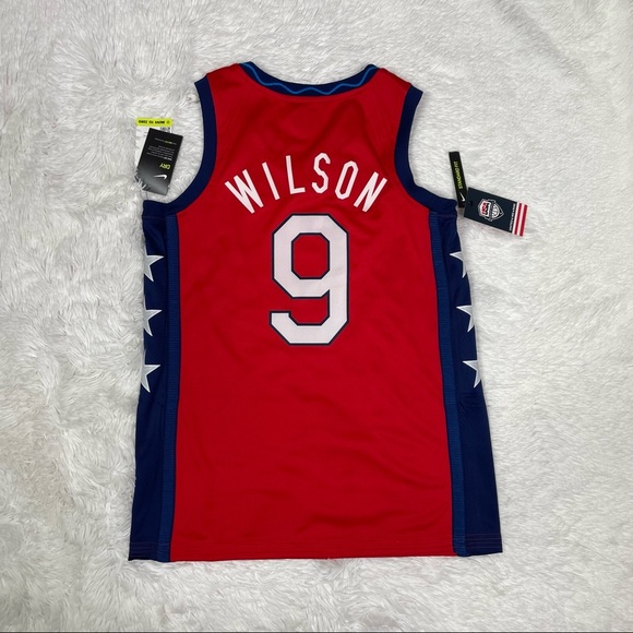 New Nike Team USA  A'ja Wilson Road Jersey Womens Sz M CZ0731-616 - Picture 7 of 7